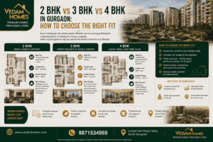 2 BHK vs 3 BHK vs 4 BHK in Gurgaon: How to Choose the Right Fit