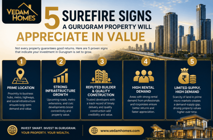 5 Surefire Signs a Gurugram Property Will Appreciate in Value
