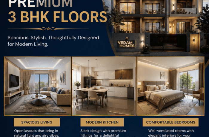A Walkthrough of Vedam Homes’ Premium 3 BHK Floors